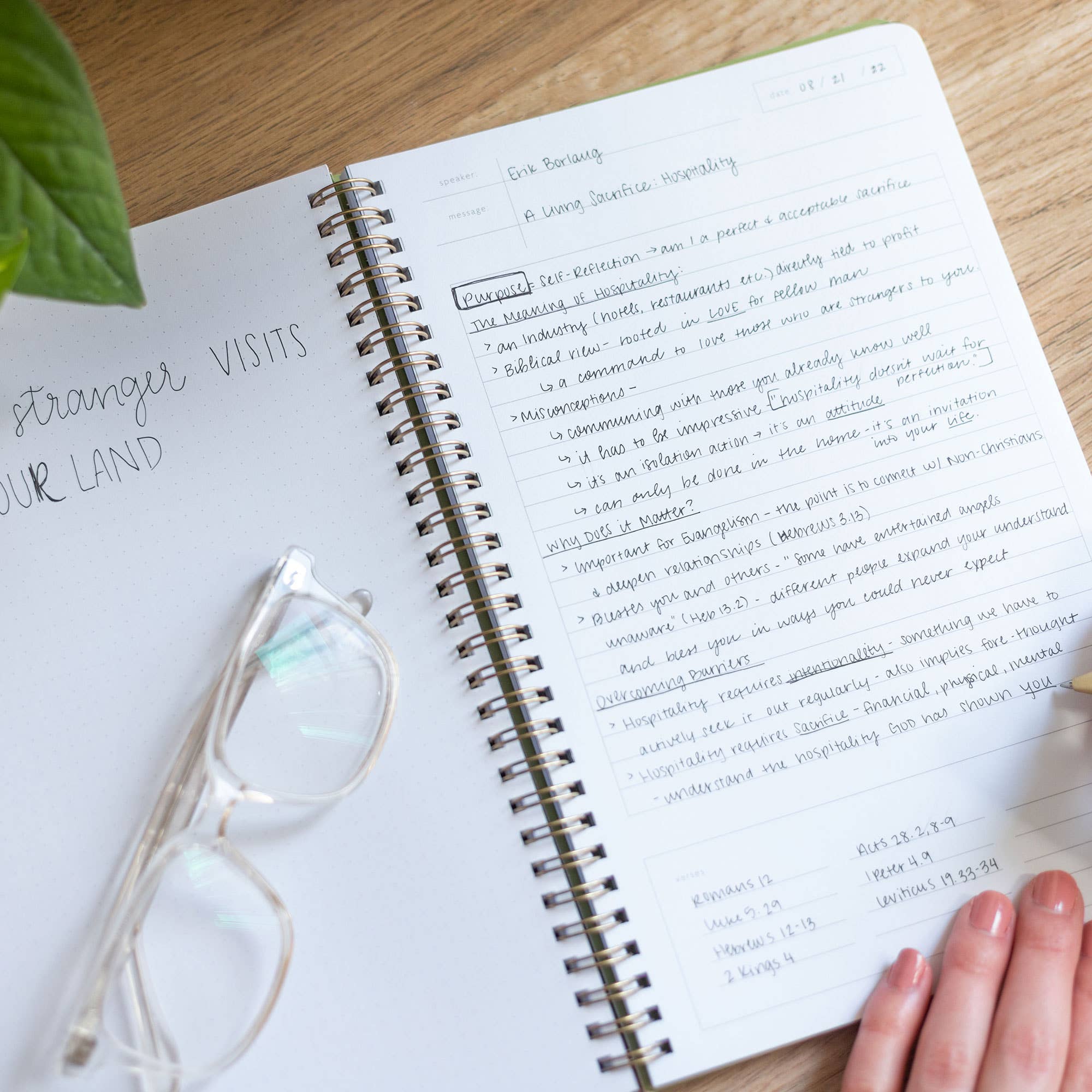 Dove Grey Church Notes Bible Study Notebook - Image 3