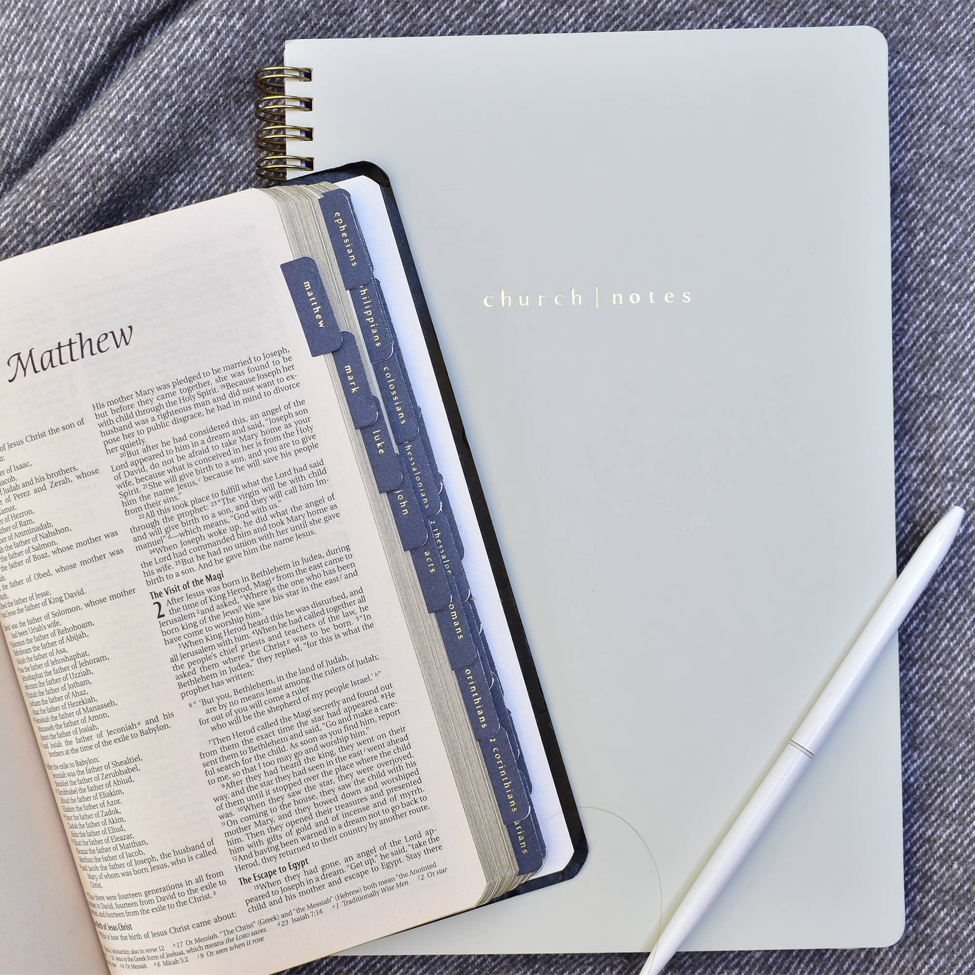 Dove Grey Church Notes Bible Study Notebook - Image 4