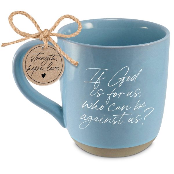 LCP Coffee Mug - "If God Is For Us" - Blue